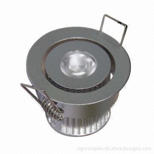 LED Downlight with 12V AC/DC Voltage and Thermal Management, UL, CE, RoHS Marks